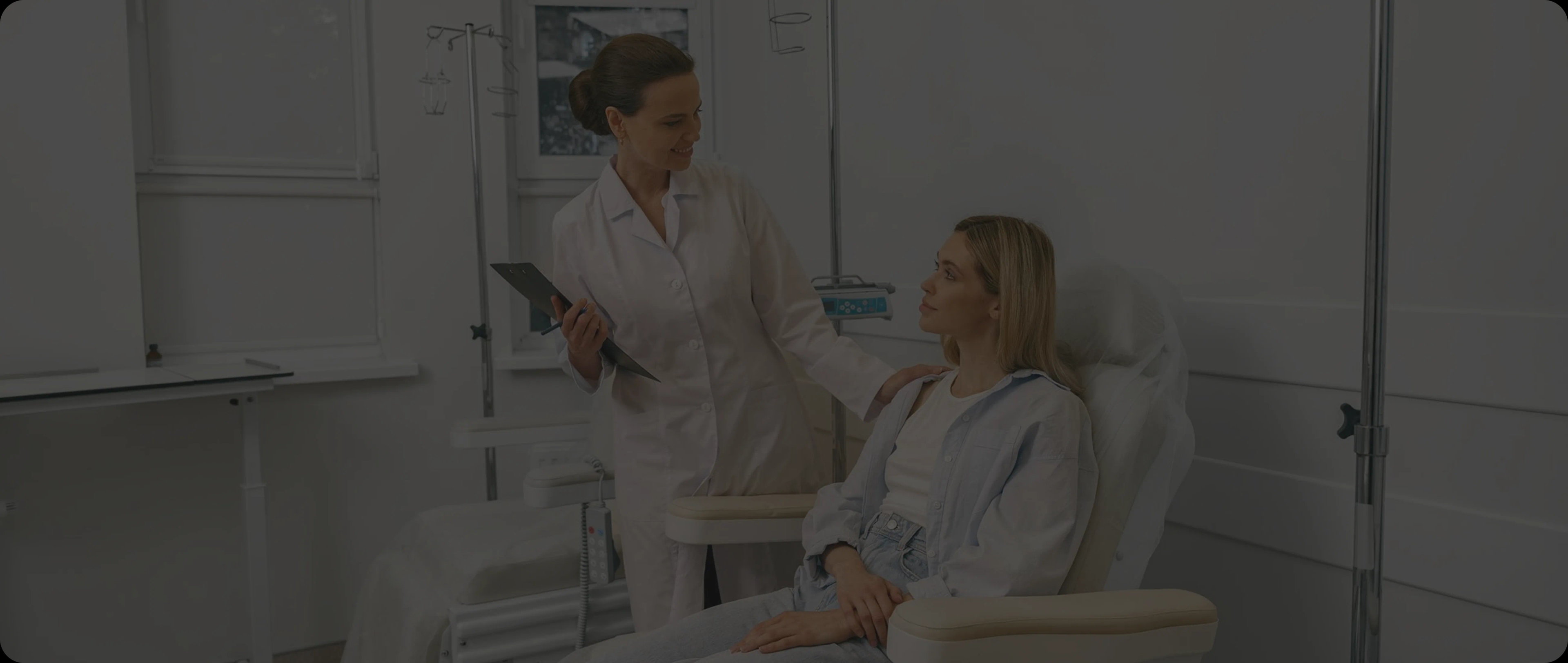 Nurse and patient